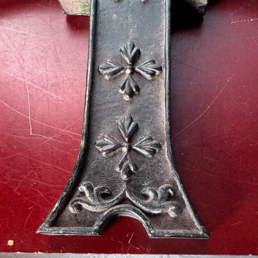 Elegant Black and Bronze Wall Cross